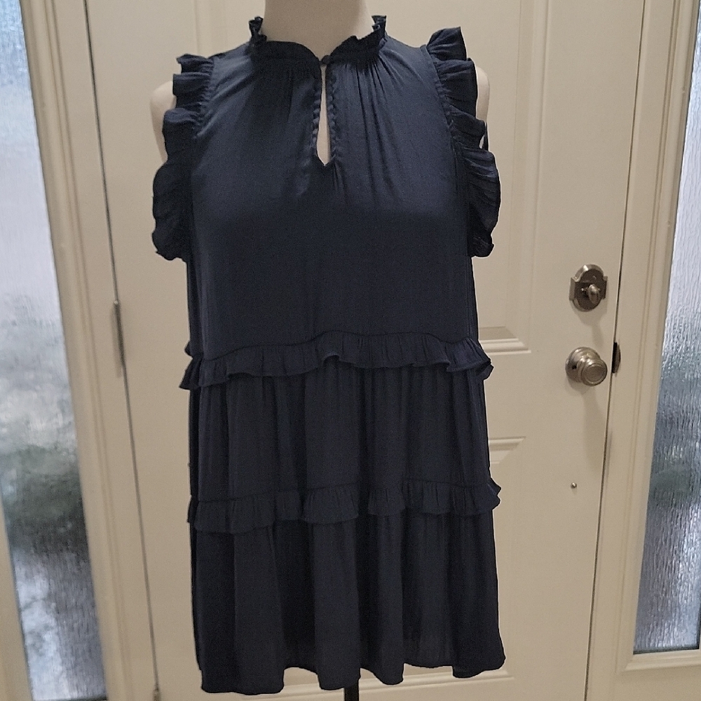 Destination Maternity Blue Blouse